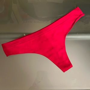 Pink Victoria’s Secret Thong Red Panty